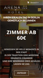 Mobile Screenshot of hotel-arenainn.de